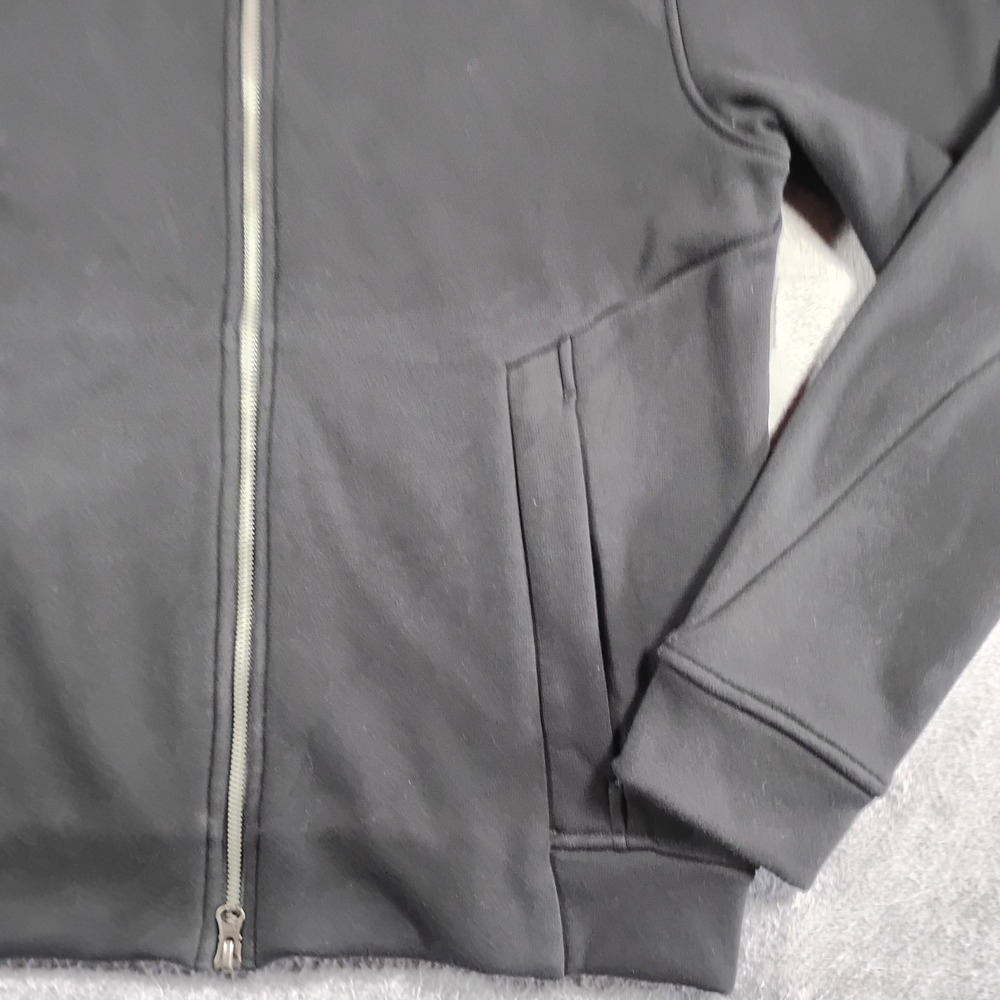 Ministry of Supply Men Black Full Zip Fleece Lined Bomber Jacket Small - Picture 3 of 9
